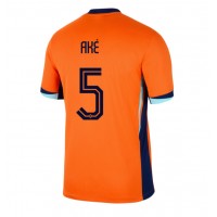 Echipament fotbal Olanda Nathan Ake #5 Tricou Acasa European 2024 maneca scurta